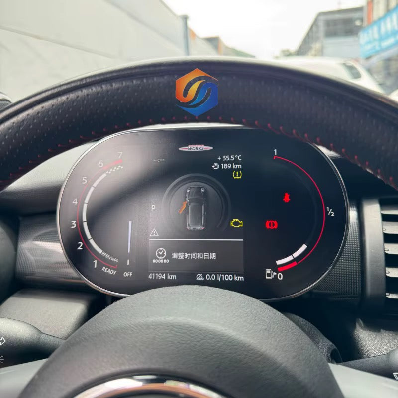 NEW MINI F54-F57/F60 JCW SPORT VERSION FULL LCD
INSTRUMENT CLUSTER WITH HUD FOR Retrofit/Upgrade