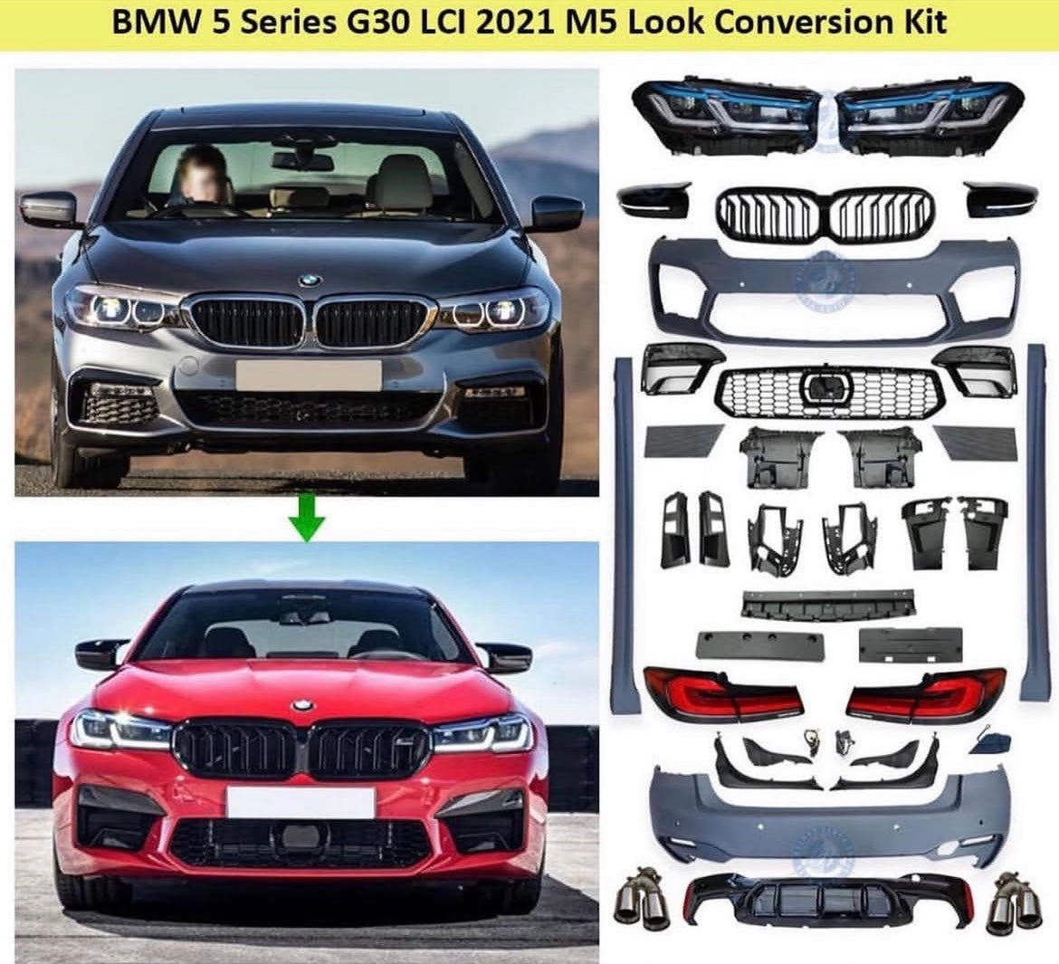 BMW 5 SERIES 2017-2020 G30 CONVERSION KIT TO 2021+ M5 F90