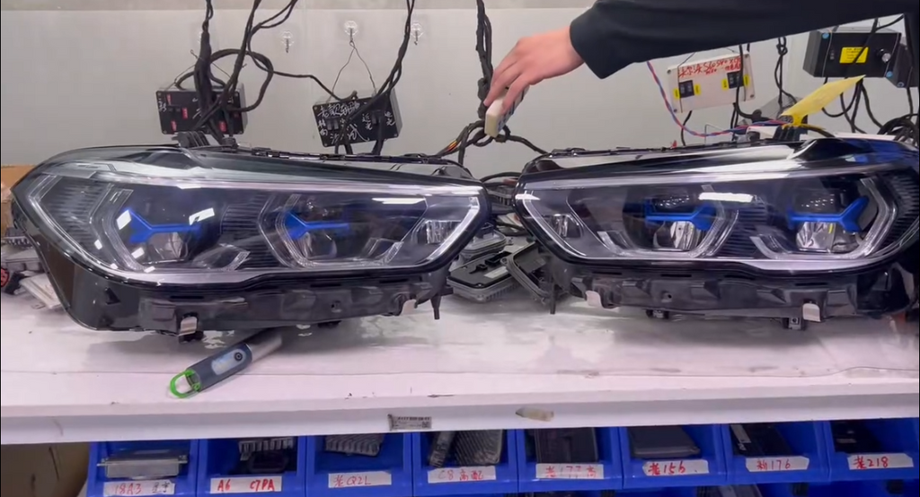 OEM ORIGINAL BMW X5 G05 X6 G06 LED LASER HEADLIGHTS RH+LH FOR US/EU MARKET WITH ALL MODULES